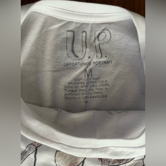 Luxury Brand ( U.P. unfortunate portrait ) Rock Climbers tee shirt - size M  💋💋 - Picture 3 of 4
